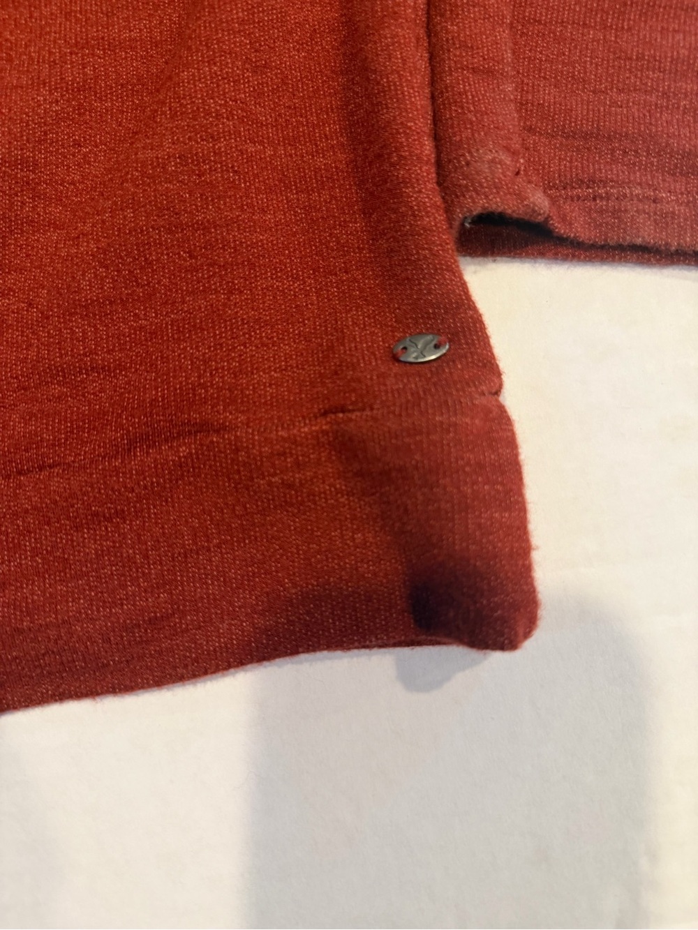 American Eagle Outfitters Brick Red Crewneck Sweater - Picture 3 of 5